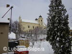 Bojkovice, město v zimě